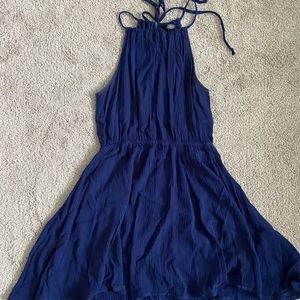 Navy mini dress